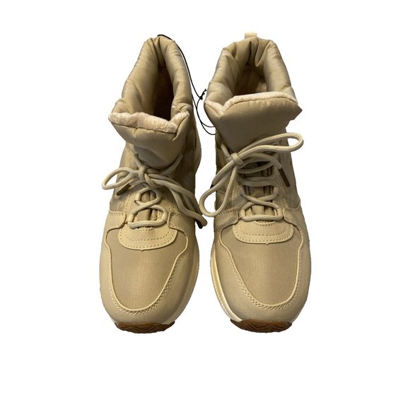 Eddie Bauer  Women's BALASANA  Winter Boots Sz 9 Quilted Upper Tan warm lined - Picture 2 of 7